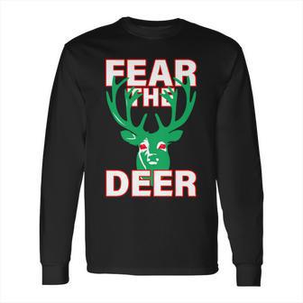 Fear The Deer Basketball Playoffs Long Sleeve T-Shirt | Favorety UK