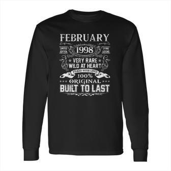 February 1998 23 Years Old 23Rd Birthday Gifts Long Sleeve T-Shirt | Favorety