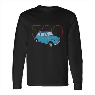 Fiat 500 Classic Vintage Car Long Sleeve T-Shirt | Favorety DE