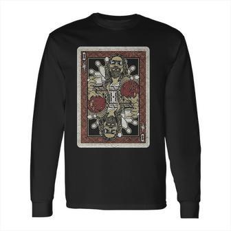 Fifth Sun The Big Lebowski Dude Playing Card Long Sleeve T-Shirt | Favorety AU