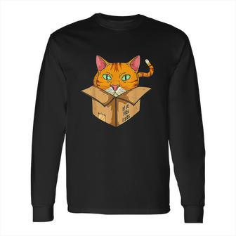 If It Is Fits I Sit Cat Box Funny Quote Long Sleeve T-Shirt | Favorety