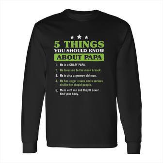 Five Things You Should Know About Papa Special 2022 Gift Long Sleeve T-Shirt | Favorety AU