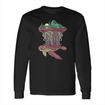 Flat Earth Society Conspiracy Theory Model Long Sleeve T-Shirt | Favorety DE