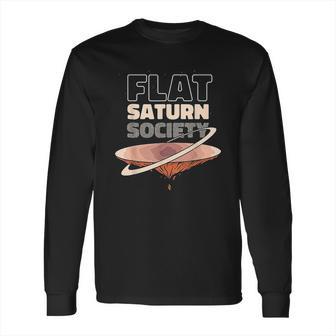 Flat Saturn Society Long Sleeve T-Shirt | Favorety CA