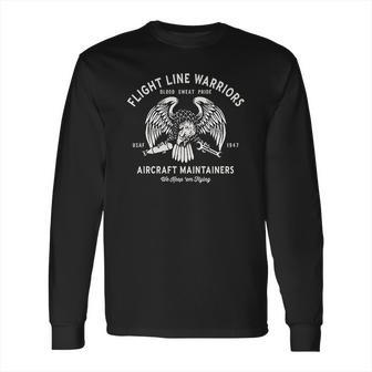 Flight Line Warriors Long Sleeve T-Shirt | Favorety AU