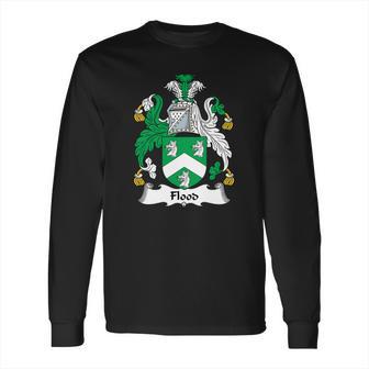 Flood Coat Of Arms Irish Family Crests Long Sleeve T-Shirt | Favorety AU