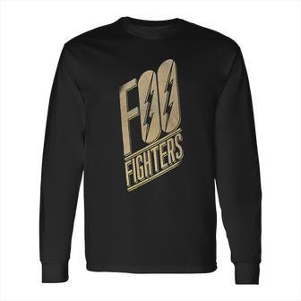 Foo Fighters Slanted Logo Soft Long Sleeve T-Shirt | Favorety