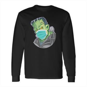 Frankenstein Pandemic Virus Mask Long Sleeve T-Shirt | Favorety UK