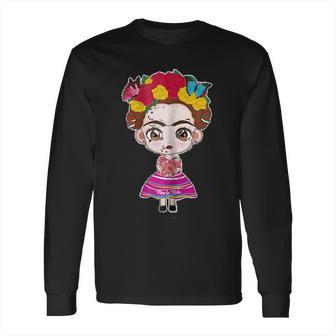 Frida Kahlo Cute Chibi Long Sleeve T-Shirt | Favorety AU