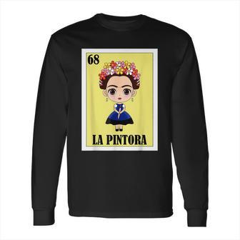 Frida Kahlo Funny Card Long Sleeve T-Shirt | Favorety CA