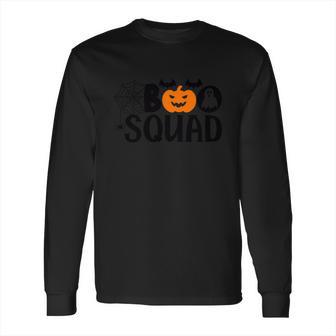 Funny Halloween Boo Squad Shirt Halloween Squad Shirt Halloween Gift Boo Hal Long Sleeve T-Shirt | Favorety DE