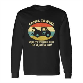 Funny Halloween Cute Halloween Camel Towing Retro Adult Humor Saying Gift Long Sleeve T-Shirt | Favorety DE