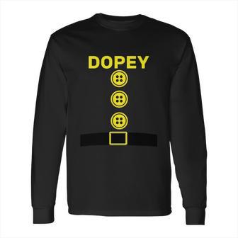 Funny Halloween Dopey Dwarf Halloween Costume Long Sleeve T-Shirt | Favorety