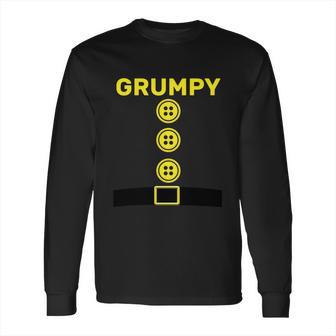 Funny Halloween Grumpy Dwarf Halloween Costume Long Sleeve T-Shirt | Favorety