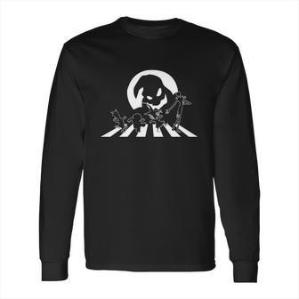 Funny Halloween Happy Halloween Jack Skellington Halloween Road Nightmare Befo Long Sleeve T-Shirt | Favorety UK