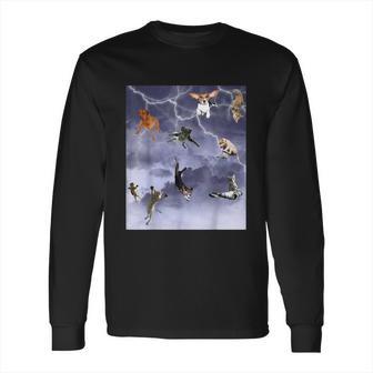 Funny Its Raining Cats And Dogs Long Sleeve T-Shirt | Favorety DE