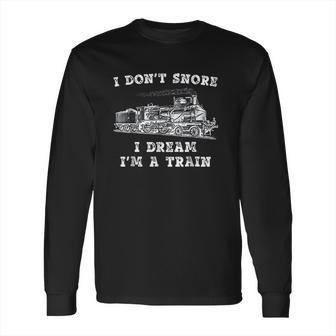 Funny Model Train Engineer Conductor Long Sleeve T-Shirt | Favorety DE