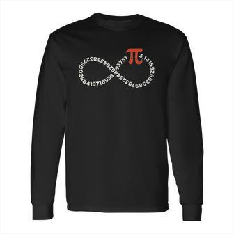 Funny Pi Day Infinity Symbol Math Geek Infinite Sign Long Sleeve T-Shirt | Favorety UK