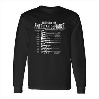 Gadsden And Culpeper History Of American Defiance Long Sleeve T-Shirt | Favorety DE