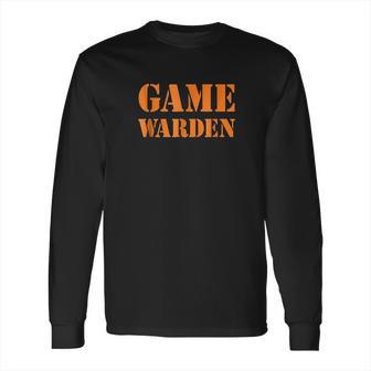 Game Warden Halloween Costume Long Sleeve T-Shirt | Favorety UK