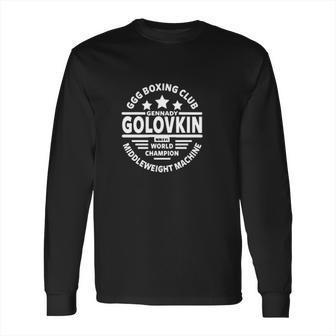 Gennady Golovkin Boxing Club Fashion Long Sleeve T-Shirt | Favorety