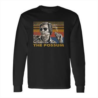 Graphic George Jones The Possum Funny Country Music Long Sleeve T-Shirt | Favorety