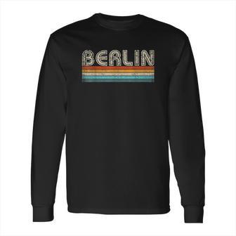 German Capital City Vintage Souvernir 70S 80S Retro Berlin Long Sleeve T-Shirt | Favorety UK