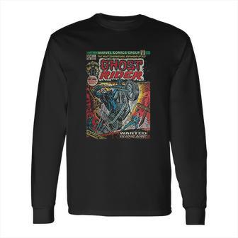 Ghost Rider Comic Art Long Sleeve T-Shirt | Favorety AU