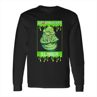 Ghostbusters Slimer Portrait Poster Long Sleeve T-Shirt | Favorety CA