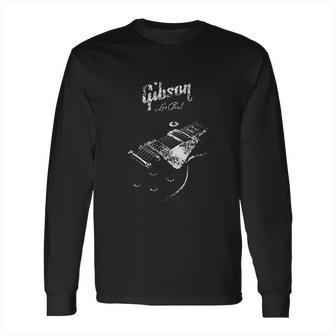 Gibson Les Paul Body Guitar Rock Blues Metal Jazz Music Dmn Long Sleeve T-Shirt | Favorety AU