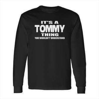 Gildan Tommy Thing Black Long Sleeve T-Shirt | Favorety UK