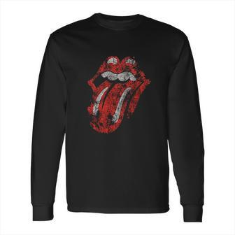 Girls Rolling Stones Distressed Tongue Long Sleeve T-Shirt | Favorety UK