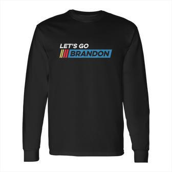 Lets Go Brandon Joe Biden Chant Fake News Strikes Again Impeach Biden Long Sleeve T-Shirt | Favorety DE