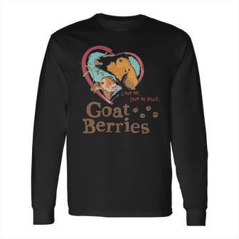 Goat Berries Adult Long Sleeve T-Shirt | Favorety UK