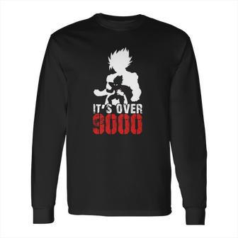 Goku - Its Over 9000 - Strong Man Bodybuilding T-Shirt Long Sleeve T-Shirt | Favorety UK