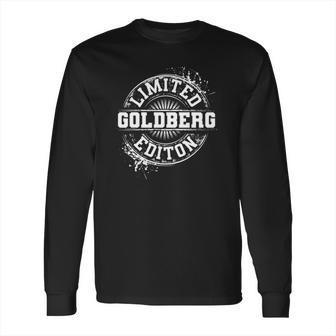 Goldberg Funny Surname Family Tree Birthday Reunion Gift Long Sleeve T-Shirt | Favorety