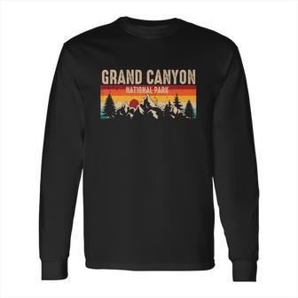 Grand Canyon National Park Arizona Travel Lover Camping Retro Long Sleeve T-Shirt | Favorety CA