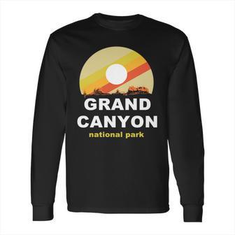 Grand Canyon National Park Retro Logo Long Sleeve T-Shirt | Favorety UK