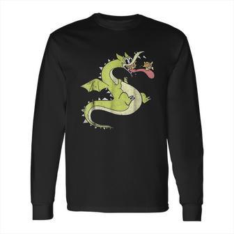 Grim Matchstick And Living Fireball Graphic Long Sleeve T-Shirt | Favorety CA