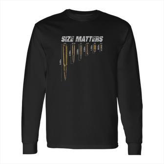 Grunt Style Size Matters Mens Black Long Sleeve T-Shirt | Favorety AU