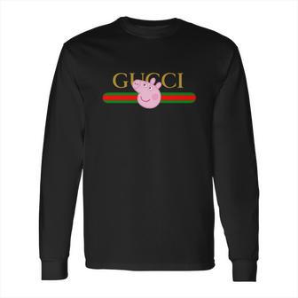 Gucci X Peppa Pig Pecs Belt Logo Youth T Shirt Long Sleeve T-Shirt | Favorety