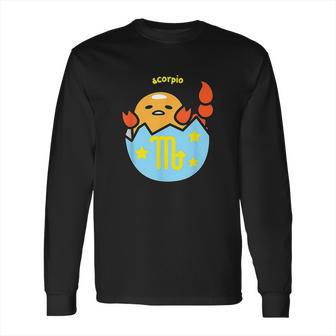 Gudetama Zodiac Scorpio Long Sleeve T-Shirt | Favorety DE