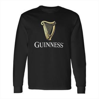 Guinness Black Classic With An Irish Gold Harp Design Long Sleeve T-Shirt | Favorety DE