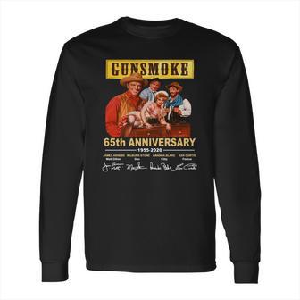 Gunsmoke 65Th Anniversary 1955-2020 Signatures Shirt Long Sleeve T-Shirt | Favorety