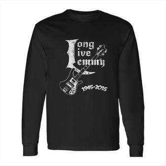 Guttershock Long Live Lemmy Long Sleeve T-Shirt | Favorety