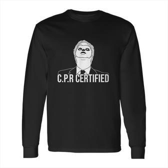 Haase Unlimited Cpr Certified Dwight Dummy Face Long Sleeve T-Shirt | Favorety UK