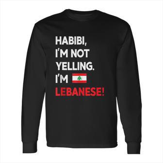 Habibi I Am Lebanese Long Sleeve T-Shirt | Favorety UK