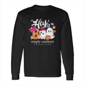 Halloween Hey Boo Simply Southern Collection Long Sleeve T-Shirt | Favorety UK