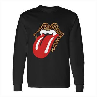 Halloween Leopard Panther Dracula Tongue Scary Long Sleeve T-Shirt | Favorety AU