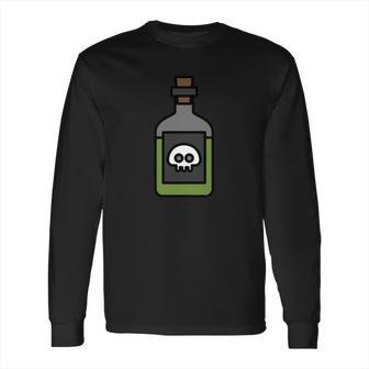 Halloween Poison Bottle T-Shirt Long Sleeve T-Shirt | Favorety UK